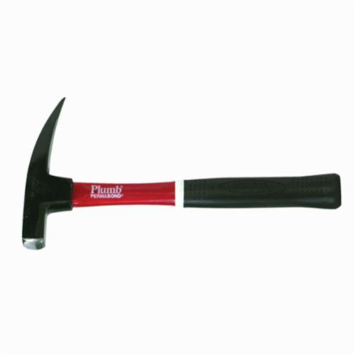 Plumb® 11423 Prospectors Hammer With Comfort Grip, 16 oz Forged Steel Head, 12-1/2 in OAL, Fiberglass Handle