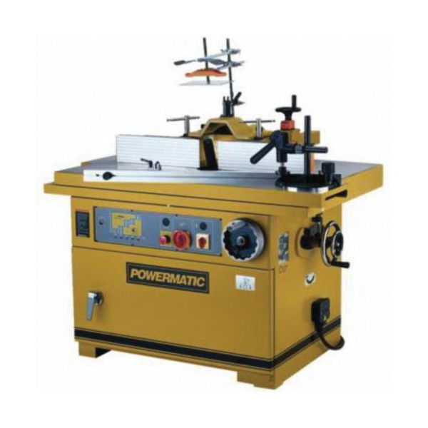 Powermatic® 1791284 Reversible Tilt/Slide Shaper, 1-1/4 in Dia Spindle, 7 in Spindle Travel, 51-1/2 x 33-1/2 in, 11-1/4 x 51-1/4 in Sliding Table Table, 7-1/2 hp, 3, 230/460 VAC, 3000/4000/6000/8000/10000 rpm