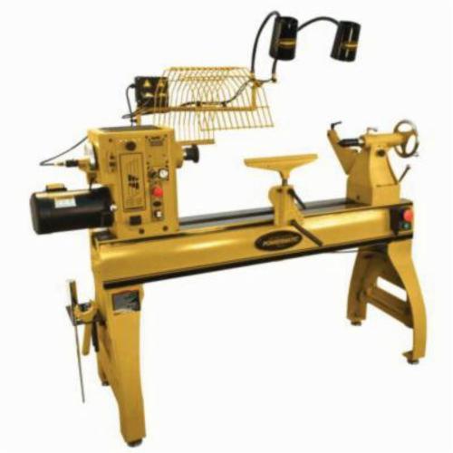 Powermatic® 1794224K Leg Stand Woodworking Lathe, 21 in Swing Over Tool Rest Base,) 3500 rpm Spindle, 42 in Distance Between Centers, 3 hp, 220 VAC, 3 ph
