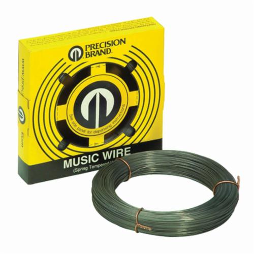 Precision Brand® 21011 Music Wire, C1085 Steel, 2 ga, 0.011 in Dia x 3096 ft Coil L