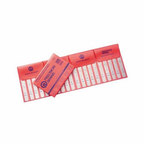 Precision Brand® Poc-Kit® 77750 Feeler Gauge Set, 20 Pieces, 5 in L x 1/2 in W Blade, Stainless Steel