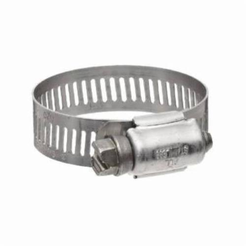 Precision Brand® B20HS B-HS Standard Hose Clamp, 3/4 to 1-3/4 in Clamping, Stainless Steel Band, Stainless Steel Bolt, Plain