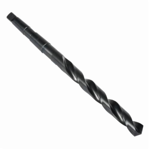 Precision Twist Drill 6001000 209 General Purpose Standard Length Taper Shank Drill Bit, 1/4 in Drill - Fraction, 0.25 in Drill - Decimal Inch, #1 Morse Taper Shank Taper, HSS