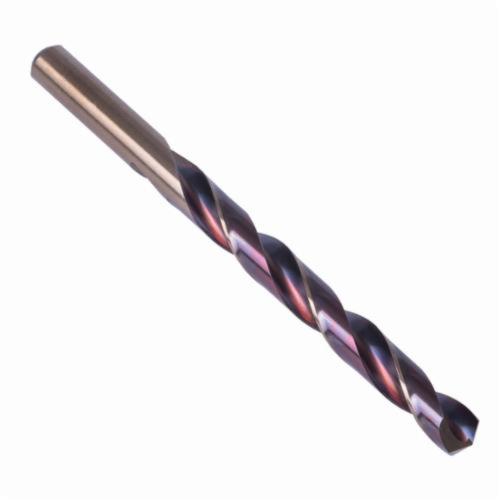 Precision Twist Drill 5996298 HX10 General Purpose Heavy Duty Jobber Length Drill Bit, 5/64 in Drill - Fraction, 0.0781 in Drill - Decimal Inch, 135 deg Point, HSS, Purple/Bronze