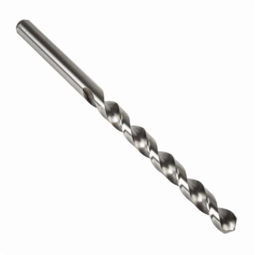 Precision Twist Drill 5998829 R51FS High Helix Taper Length Drill, 3/8 in Drill - Fraction, 0.375 in Drill - Decimal Inch, 6-3/4 in OAL, HSS, Bright