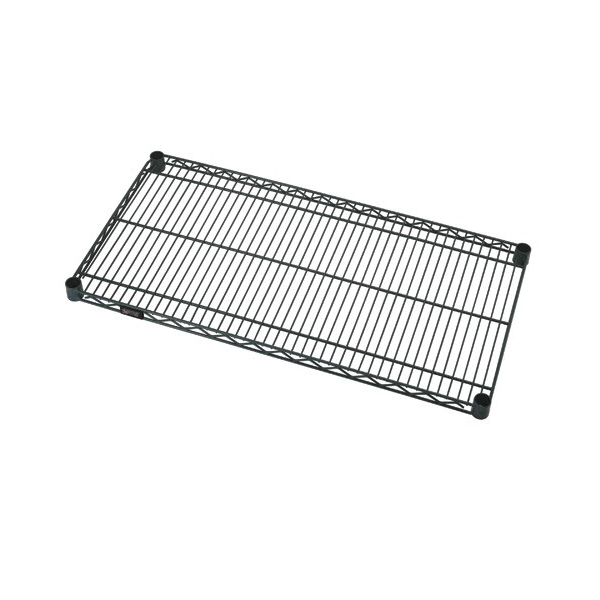 Quantum® 1260P Wire Shelf, 12 in W x 60 in D, 600 to 800 lb Load, Carbon Steel