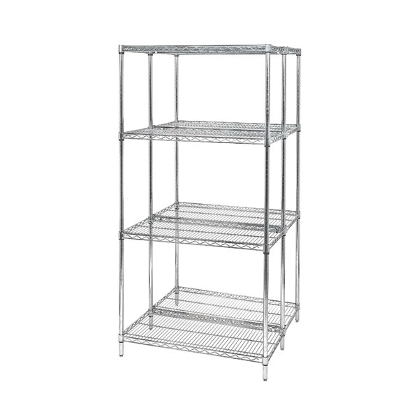 Quantum Ad54 1242c Wire Shelving Add, Add On Shelving Kit