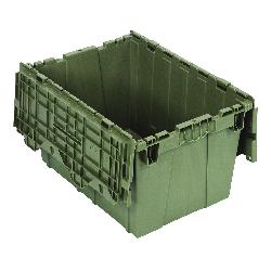 Quantum® QDC2115-12 QDC Heavy Duty Attached Top Container, 21-1/2 in L x 15-1/4 in W x 12-3/4 in H, 1.67 cu-ft, Gray