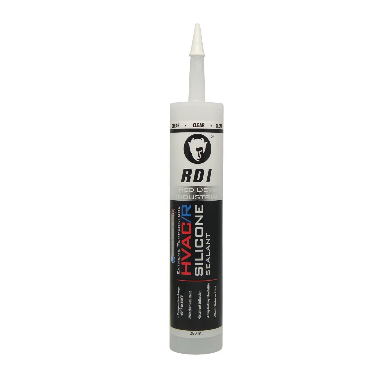 Red Devil® 0897 Extreme Temperature HVAC/R Silicone Sealant, 10.1 oz ...