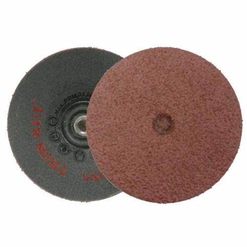 Weiler® Trim-Kut® 59300 Grinding Disc, 3 in Dia Disc, 36 Grit, Very Coarse Grade, Aluminum Oxide Abrasive, Polymer Backing