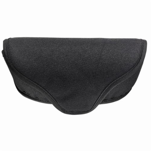 MCR Safety 204 Large Eyewear Case With Hook and Loop Closure, For Use With Polycarbonate Lens Safety Glasses, Black