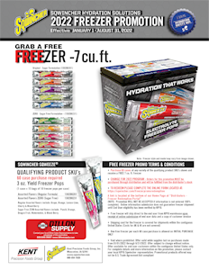 SQWINCHER HYDRATION SOLUTIONS 2022 Free Freezer Promotion