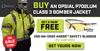 OPSIAL P702LUM CLASS 3 BOMBER JACKET, LIME