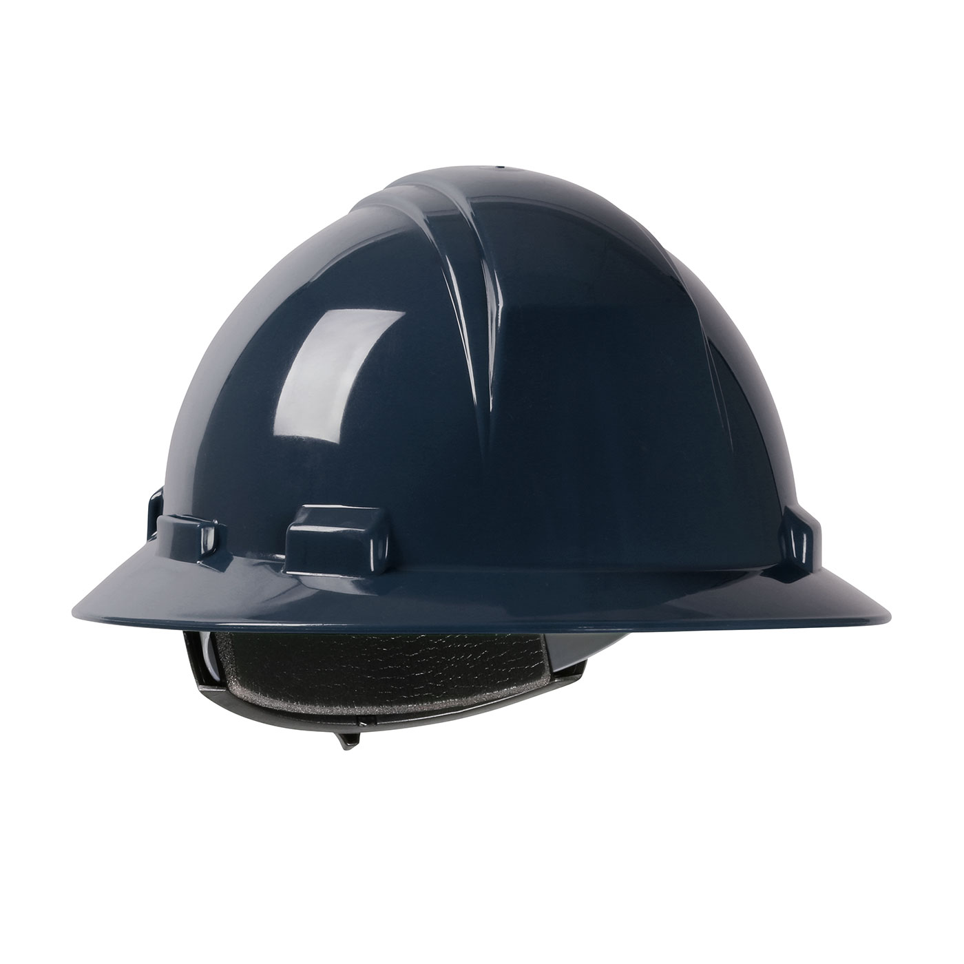 PIP® Dynamic Kilimanjaro™ 280-HP641R-08 Full Brim Hard Hat with HDPE Shell, 4 Point Textile Suspension and Wheel Ratchet Adjustment, Blue