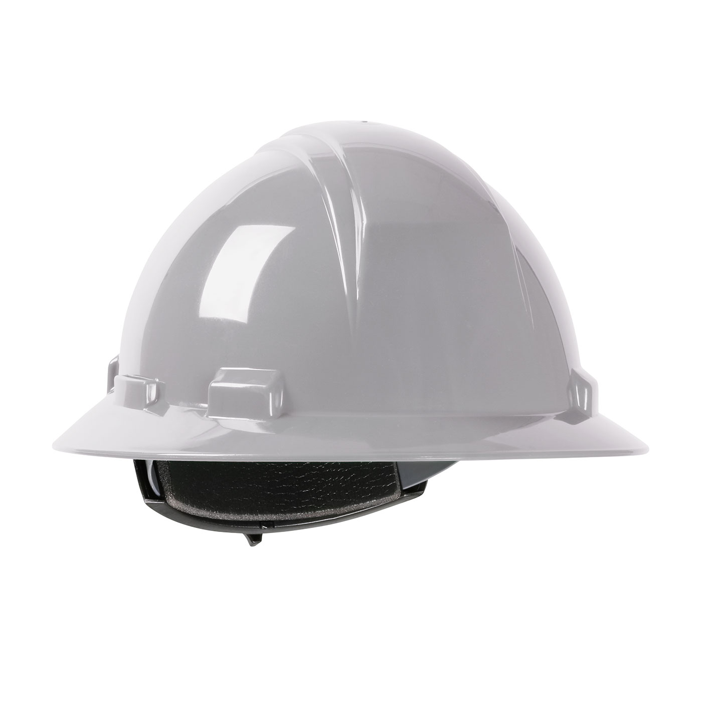PIP® Dynamic Kilimanjaro™ 280-HP641R-09 Full Brim Hard Hat with HDPE Shell, 4 Point Textile Suspension and Wheel Ratchet Adjustment, Gray