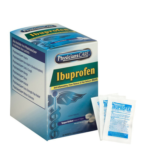 PhysiciansCare® Ibuprofen 200mg, 50 Packets of Two Tablets