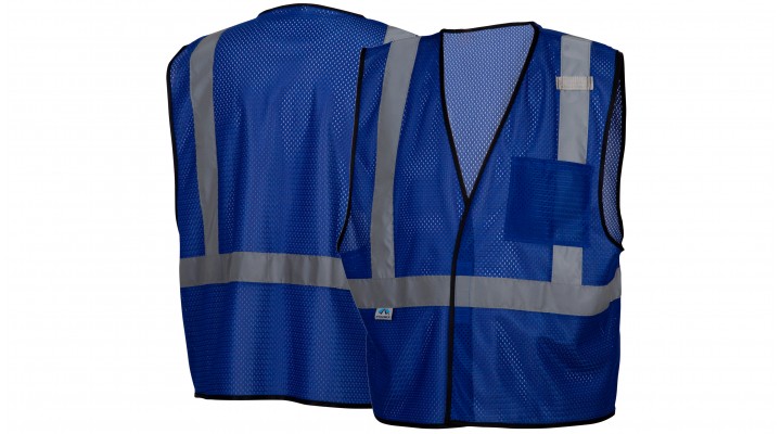 Pyramex® V12652XL-3XL Non -ANSI Blue Vest, 2XL-3XL
