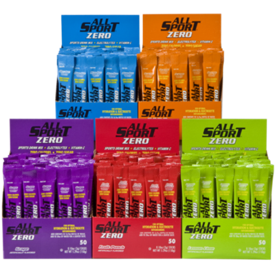 All Sport Zero 10121805 Variety Pack Drink Mix/10 Cartons/500 Ct Case