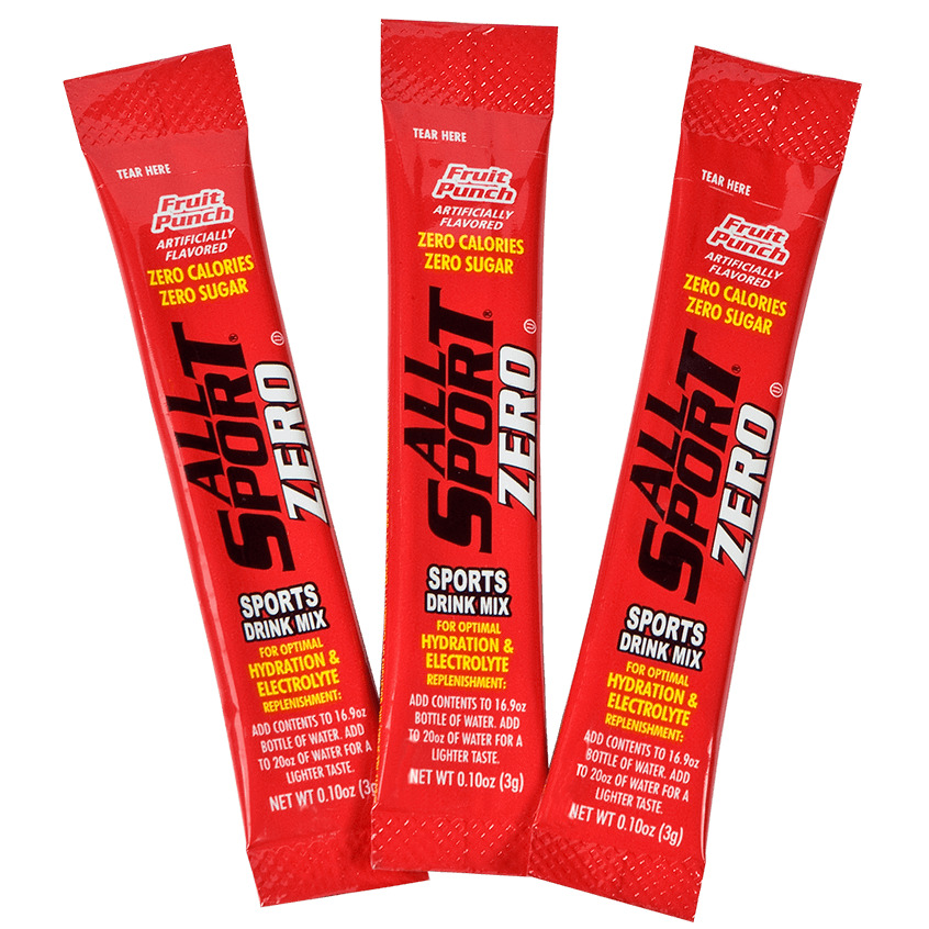 All Sport Zero 10122560 Fruit Punch Drink Mix/ 50 Ct Box