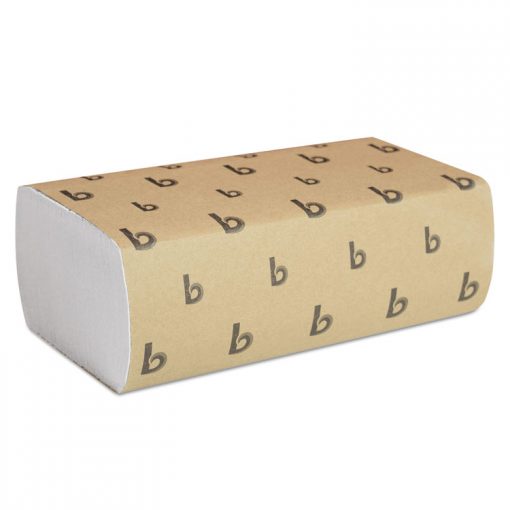 Boardwalk BWK6200 Multifold Paper Towels, White, 9 x 9.45", 250 Towels/Pack, 16 Packs/Case