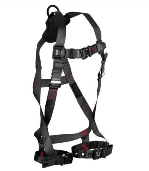 8143SM FT-Iron 1D Standard Non-Belted Full Body Harness, Tongue Buckle Leg Adjustment S/M