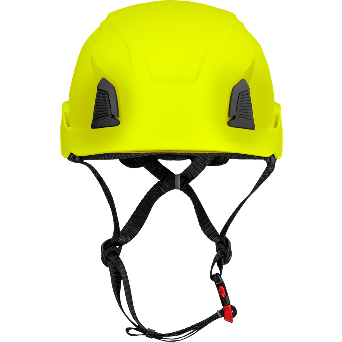 PIP® 280-HP1491RVM-01 Traverse™ Vented, Industrial Climbing Helmet with Mips® Technology, Polycarbonate/ABS Shell, EPS Foam Impact Liner, HDPE Suspension, Wheel Ratchet Adjustment and 4-Point Chin Strap, Hi-Vis Yellow