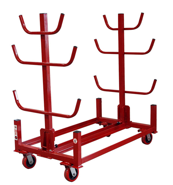 B&B Pipe & Industrial Tools 2033-4E Conduit Cart, 4 Wheels, without Floor